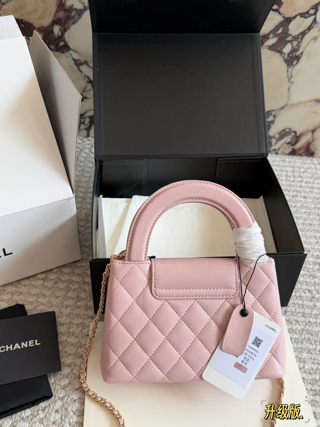 Designer Black/Pink Crossbody Bag for Women CEM247