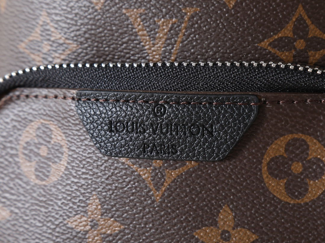 Black/Brown Crossbody Bag for Women 20*42*6cm LEM331