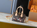 Designer Brown Shoulder Bag for Women 20.5x13.5x12.0cm LEM244