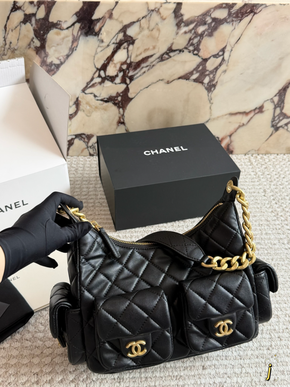Black Handbag for Women 23*14cm CEM311