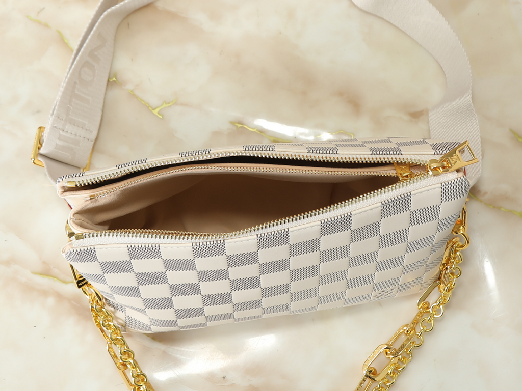 White/Gray Bag for Women 26x20x12cm LEM504