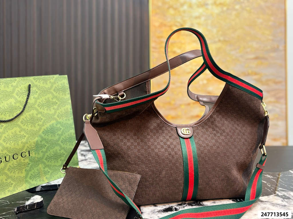 Black/Brown Handbag for Women 35*29cm GEM179