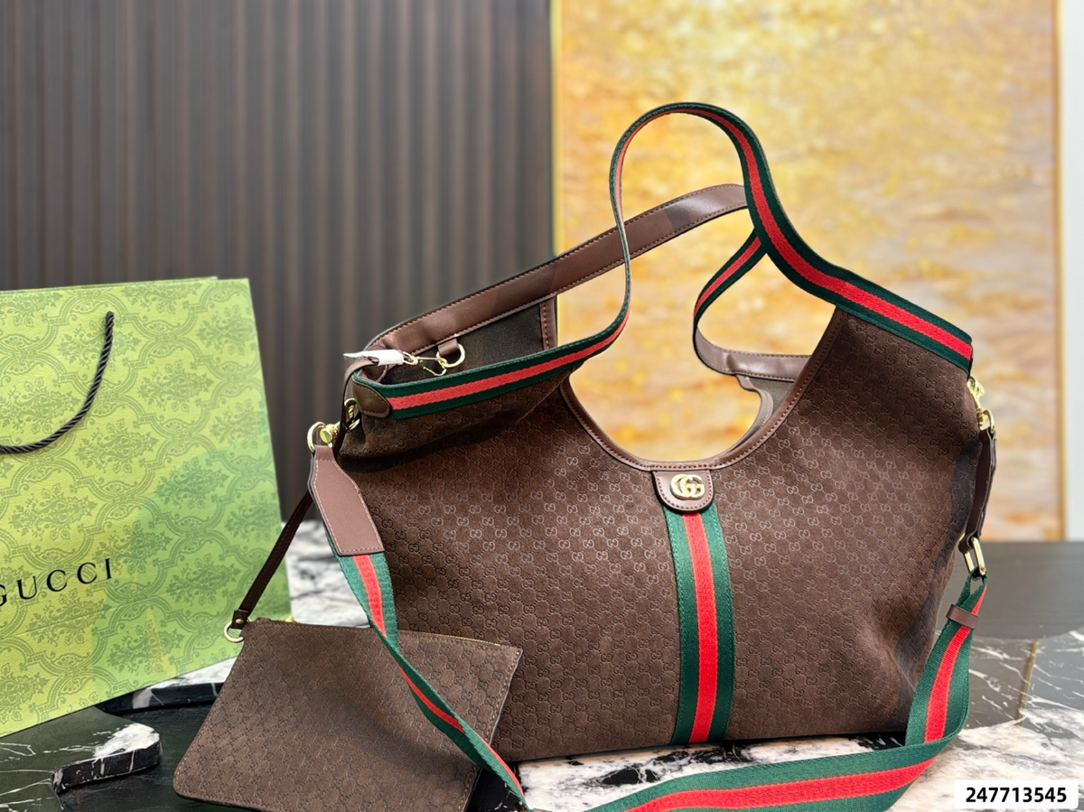 Black/Brown Handbag for Women 35*29cm GEM179