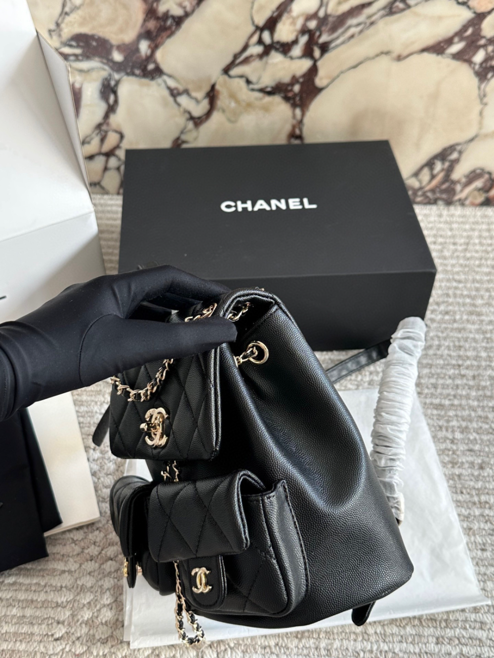 Black Handbag for Women 20*18cm CEM263