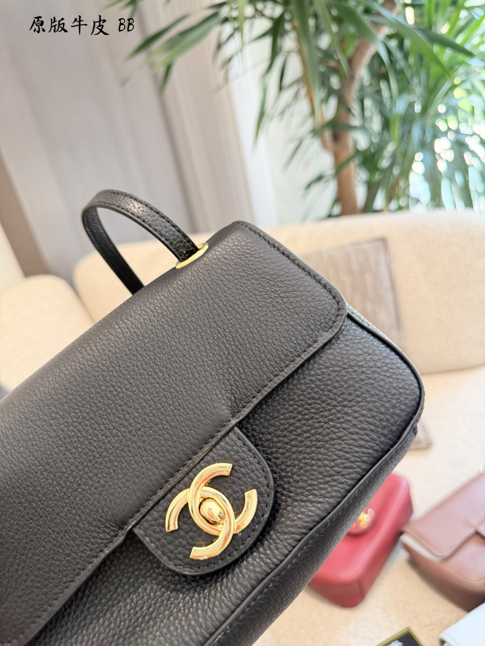 Black/White Handbag for Women 20cm CEM310