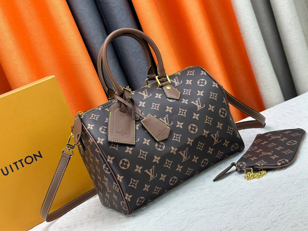 Designer Genuine Leather Handbag for Women 25cm LEM291