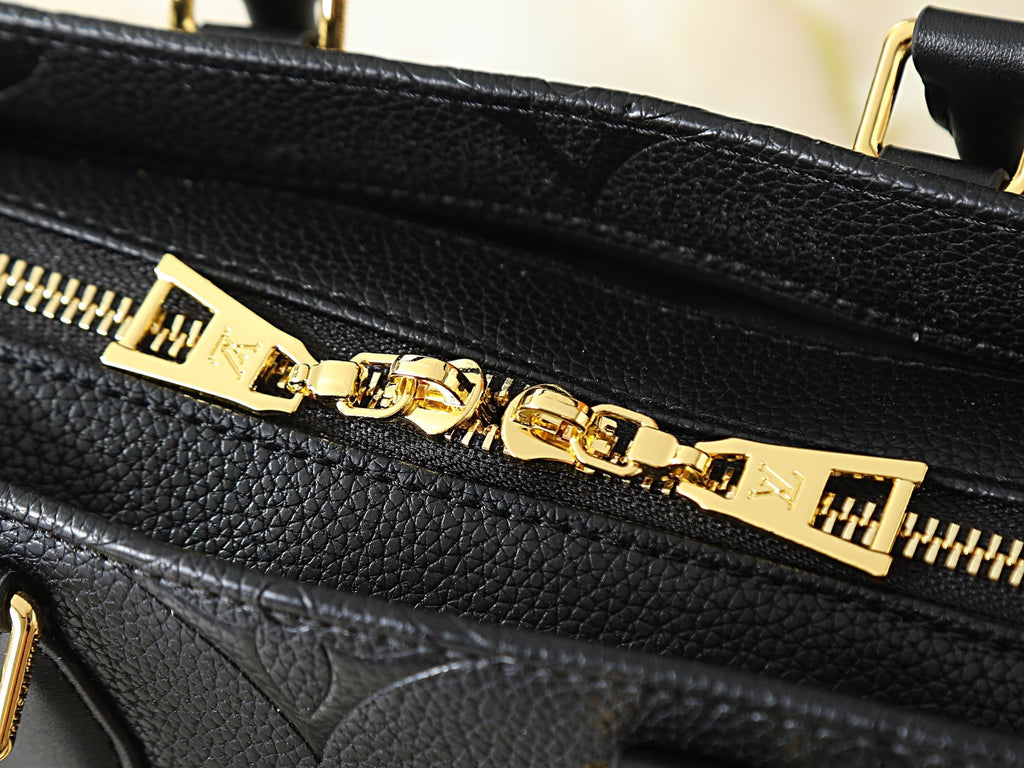 Black/Brown Handbag for Women 25.0x13.0x10.0cm LEM433