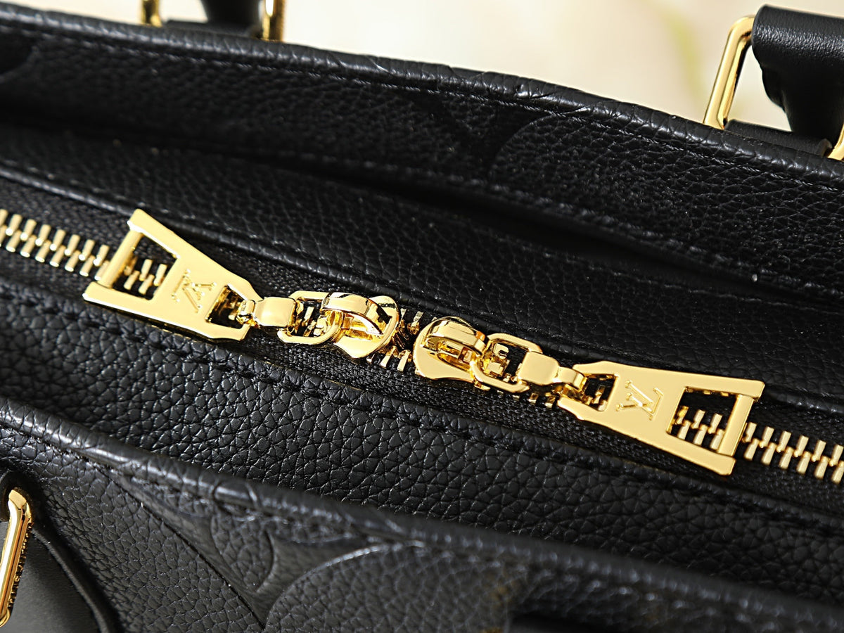 Black/Brown Handbag for Women 25.0x13.0x10.0cm LEM433