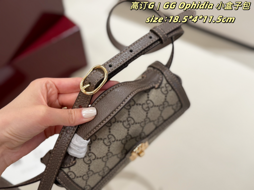 Brown Handbag for Women 18.5*4*11.5cm GEM159