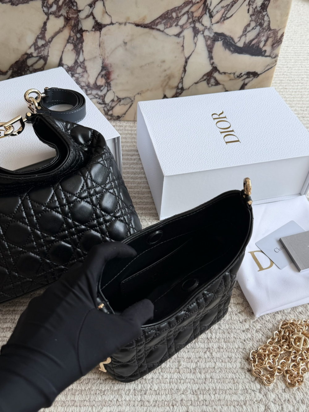 Black/White Bag for Women 24*14cm DEM327
