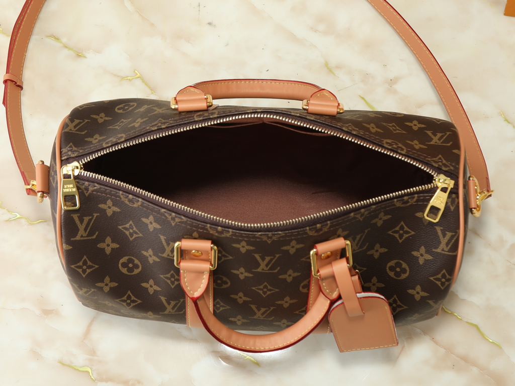 Brown Handbag for Women 34.0x21.0x16.0cm LEM493