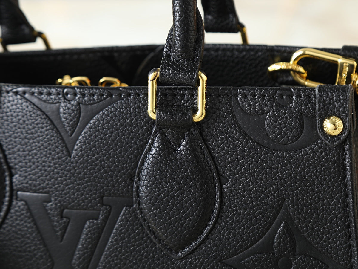 Black/Brown Handbag for Women 25.0x13.0x10.0cm LEM433