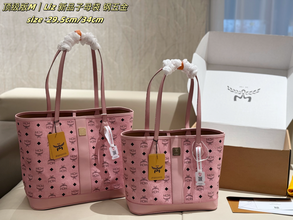 Pink Handbag for Women 34*16*30cm MCM03