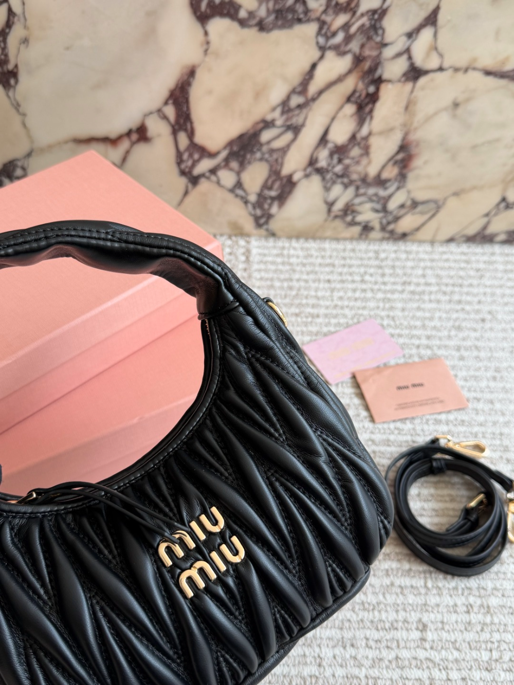 Black Bag for Women 20x17cm miu02