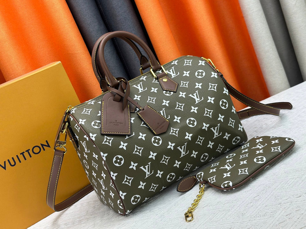 Designer Genuine Leather Handbag for Women 25cm LEM291