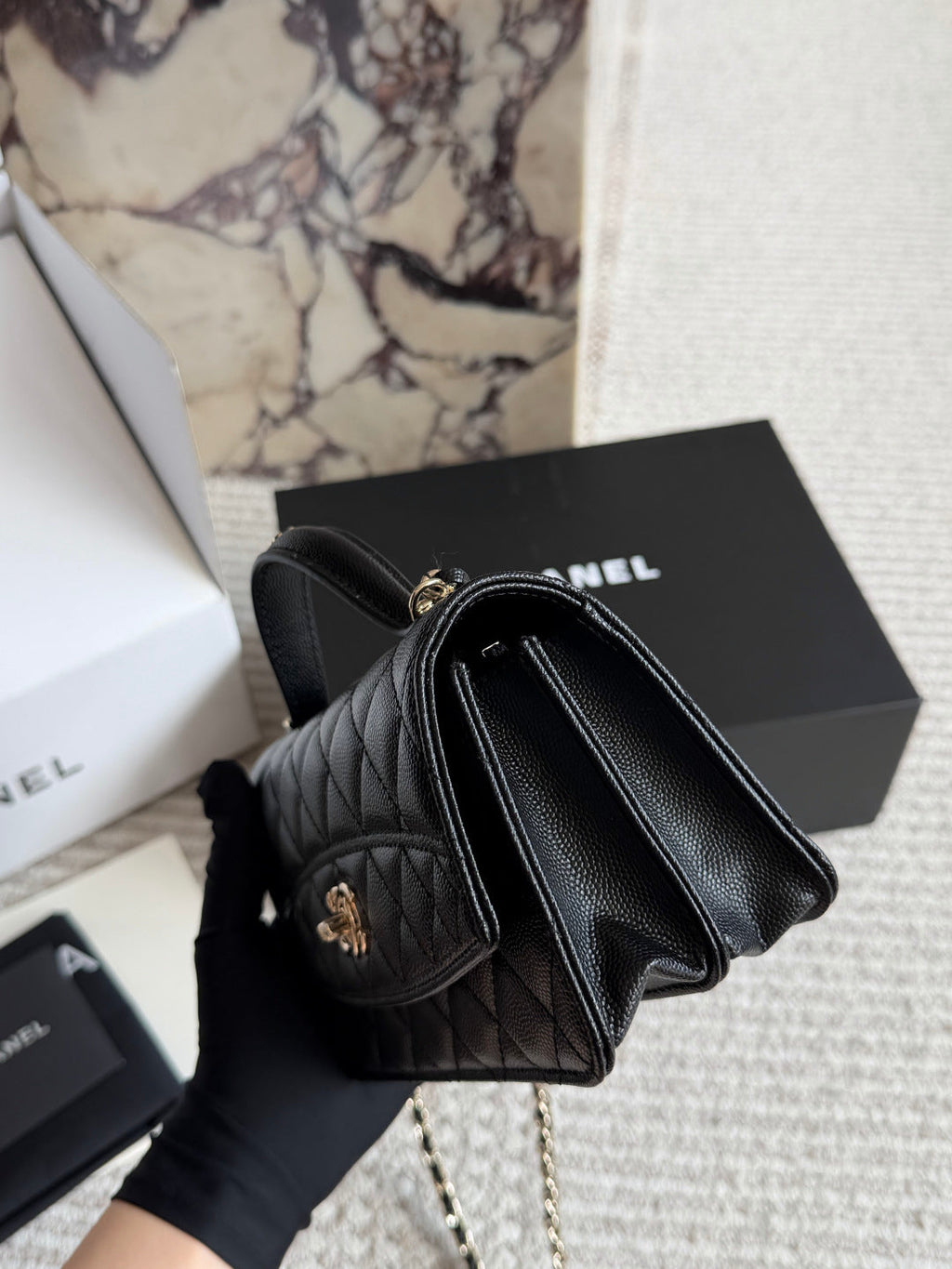 Black Handbag for Women 19x10cm CEM282