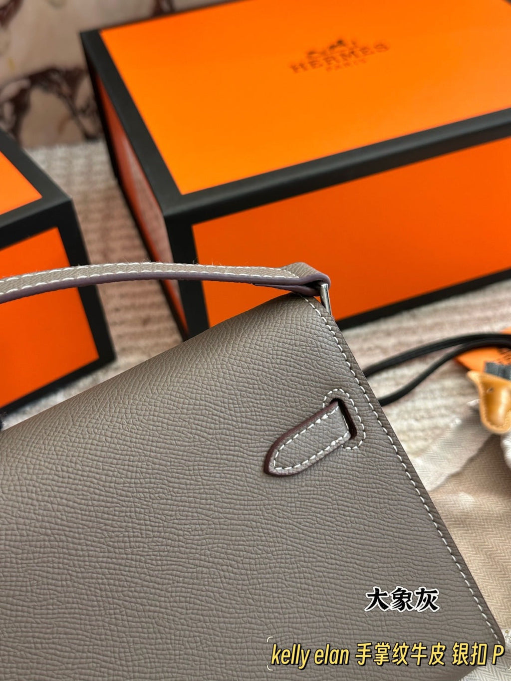 Black/Brown Handbag for Women 25*15cm HEM98