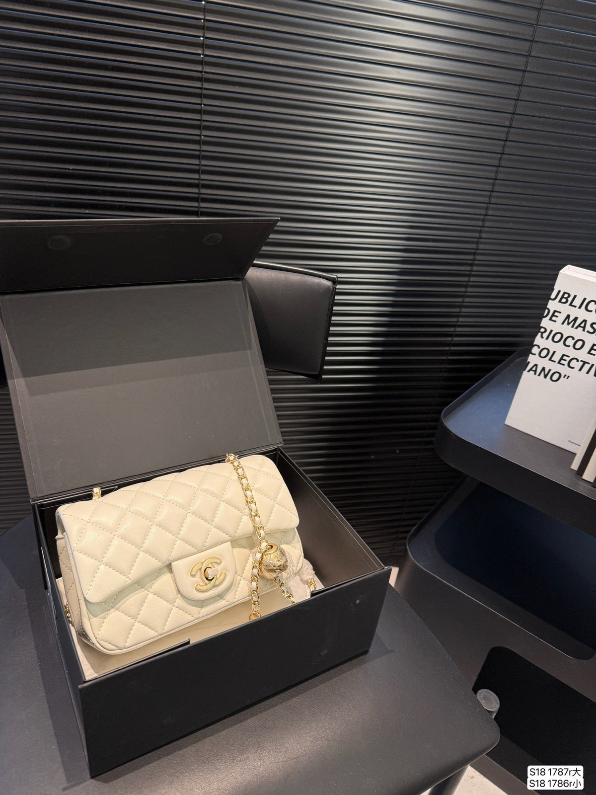 Black/White Bag for Women 20.12cm CEM251