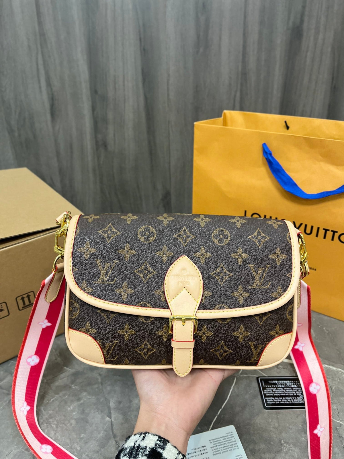 Gray Bag for Women 24*16cm LEM91