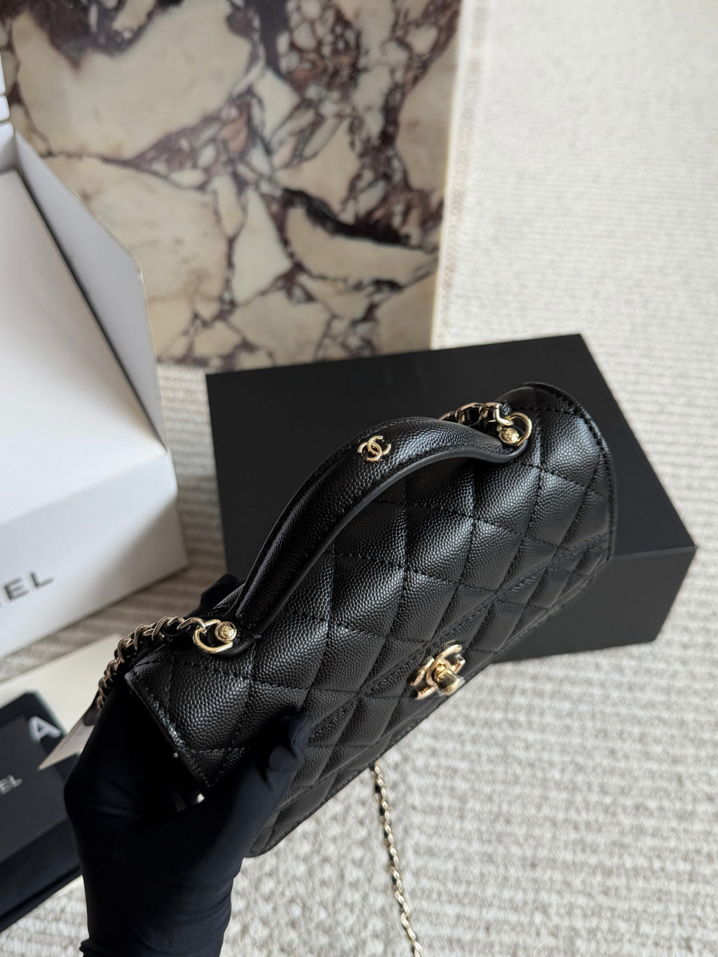 Black Handbag for Women 19x10cm CEM282