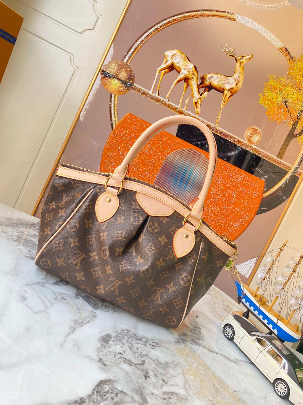 White Bag for Women 46.0x28.0x20.0cm LEM117